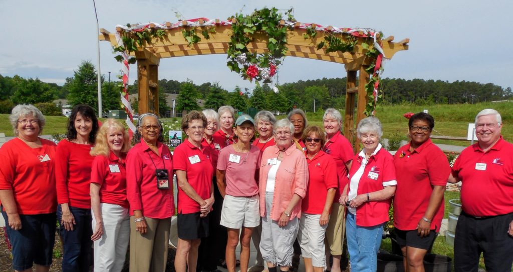 Many of the Master Gardener volunteers who contributed to the effort.