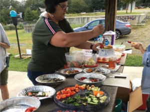 pepper sample at Unity Park and Community Gardens