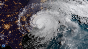 satellite picture of hurricane