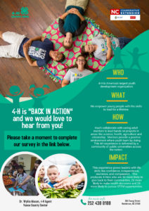 Cover photo for Vance County 4-H Survey