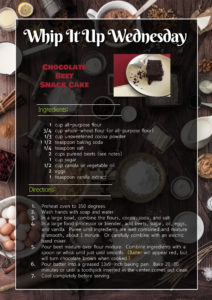 Chocolate Beet Snack Cake