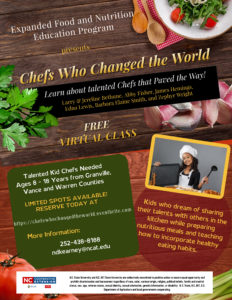 Cover photo for EFNEP Presents Chefs Who Changed the World