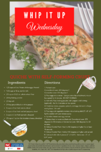 Quiche with Self-Forming Crust