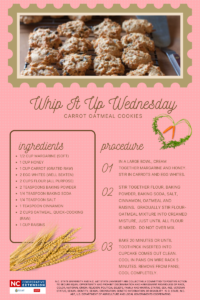 Carrot Oatmeal Cookies