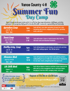 2022 Summer Fun Day Camps