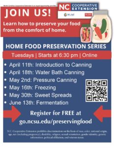Cover photo for Learning the Basics to Food Preservation From a Distance