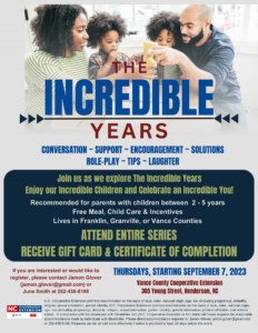 The Incredible Years Parenting Program Classes