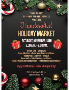 Cover photo for Handcrafted Holiday Market