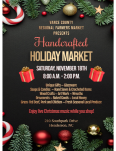 Handcrafted Holiday Market