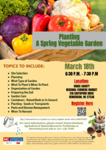 Cover photo for Planting a Spring Vegetable Garden